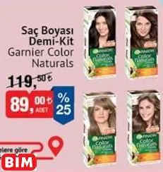 GARNİER COLOR NATURALS SAÇ BOYASI DEMİ-KİT